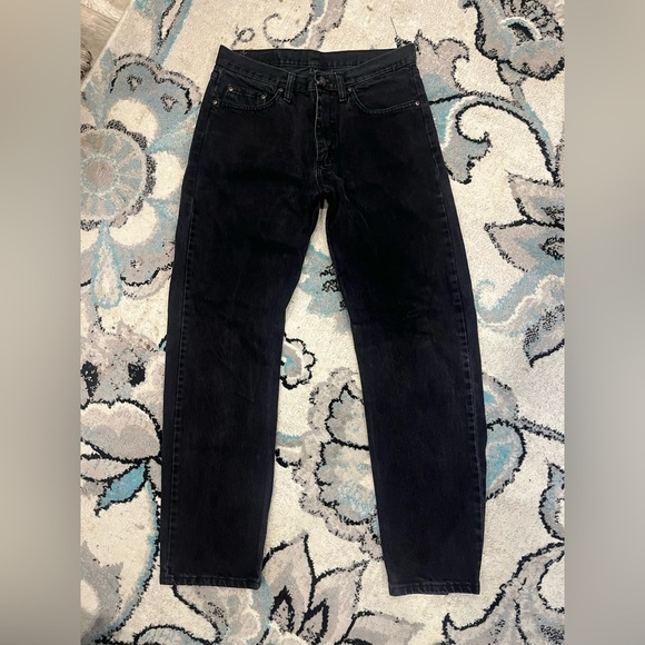 Wrangler Black Relaxed Fit Jeans 32x32 - Picture 1 of 4